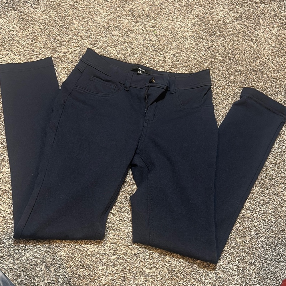 Dark Blue Stretchy Skinny Jeans